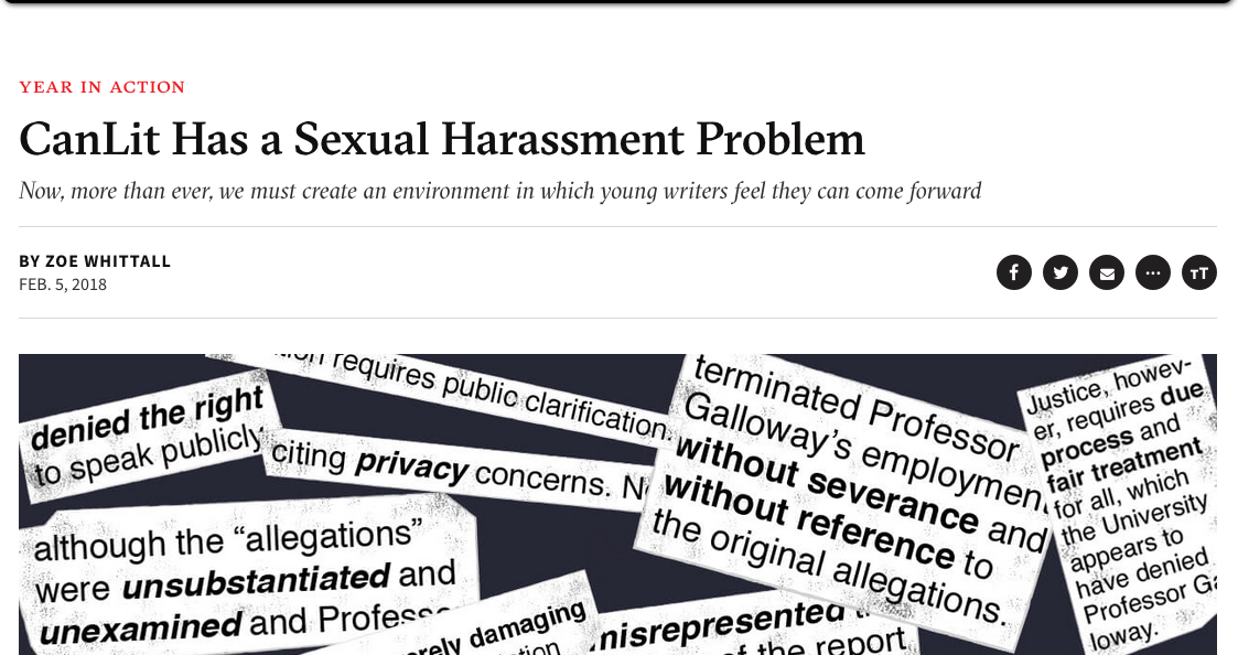 Amazing Times, #metoo and beyond